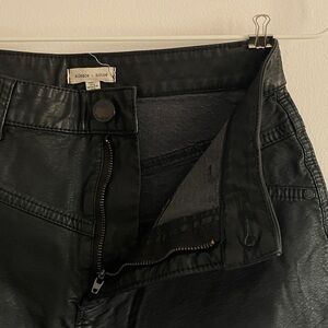 UO silence + noise Faux Leather Mini Skirt